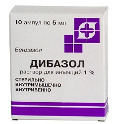 Раствор для внутривенного и внутримышечного введения Дибазол