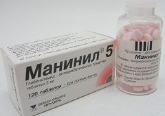 Таблетки Манинил