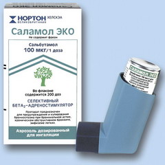 Аэрозоль для ингаляций дозированный Саламол Эко