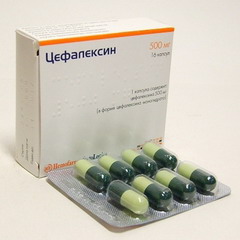 Капсулы Цефалексин