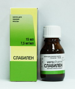 Капли для приема внутрь Слабилен