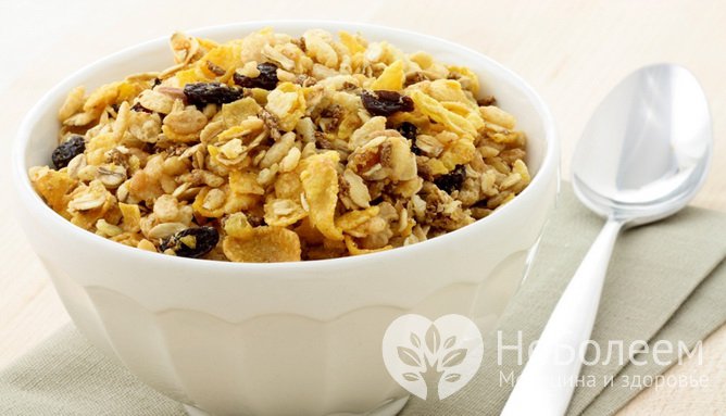 Мюсли и каши быстрого приготовления