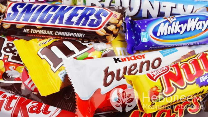 Шоколадные батончики