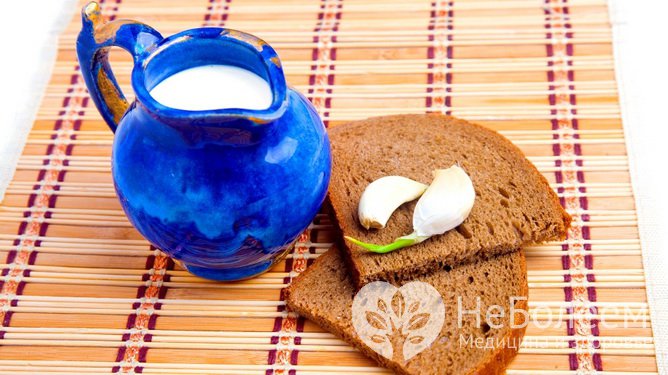 Горячее молоко с чесноком