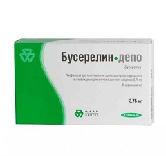 Лиофилизат для приготовления суспензии для внутримышечного введения пролонгированного действия Бусерелин-депо