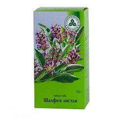 Сырье растительное измельченное Шалфея листья