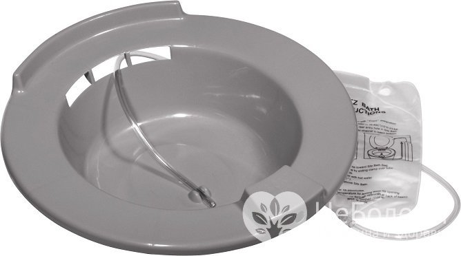 Сидячие ванночки удобно проводить в специальной емкости, которая устанавливается на унитаз