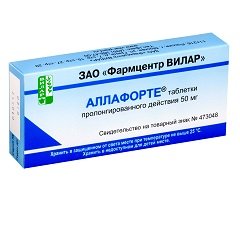 Таблетки пролонгированного действия Аллафорте